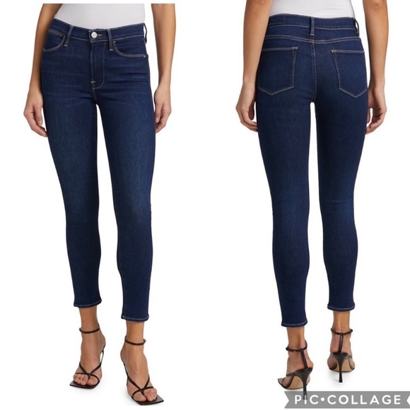 Frame Denim Le High Stretch Skinny Jeans - Picture 1 of 10